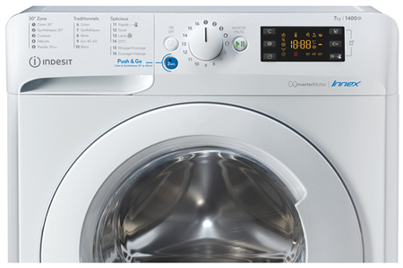 Lave-Linge Hublot Indesit Bwe71484xwfrn