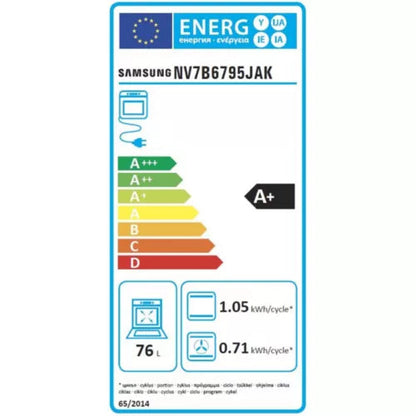 Four encastrable fonction vapeur SAMSUNG NV7B6795JAK Bespoke Série 6