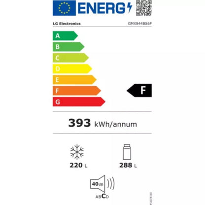 Réfrigérateur multi portes LG GMX844BS6F INSTAVIEW