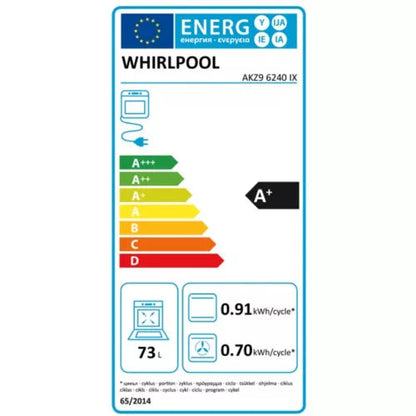 Four encastrable WHIRLPOOL AKZ96240IX 6eme sens