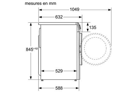 Lave-linge hublot BOSCH WGG04419FR