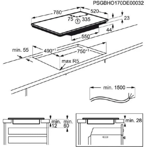 Table induction MIOGO MHI801SH SmartHood