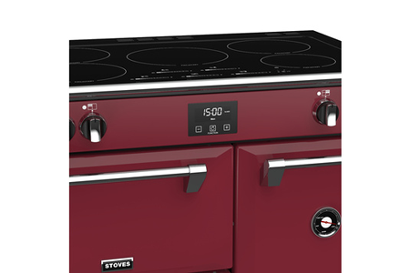 Piano de cuisson Stoves Richmond Deluxe Induction 90Cm Chili Red PRICHDX90EICRE