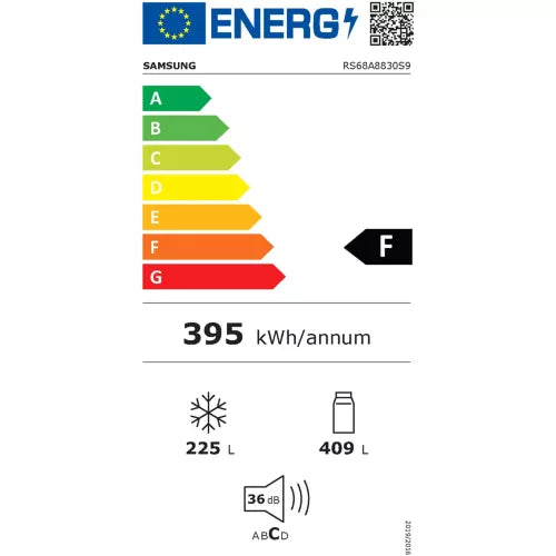 Réfrigérateur Américain SAMSUNG RS68A8830S9