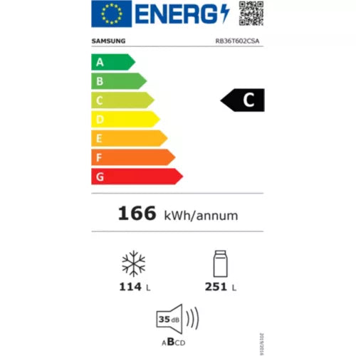 Réfrigérateur combiné SAMSUNG RB36T602CSA