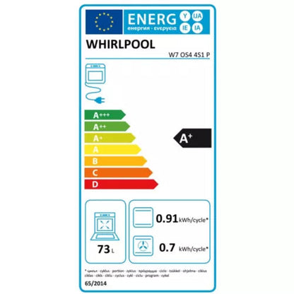 Four encastrable fonction vapeur WHIRLPOOL W7OS44S1P Steamsense