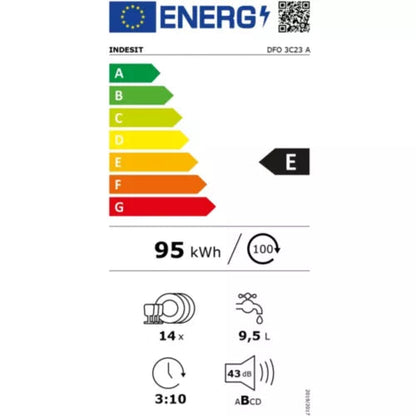 Lave vaisselle 60 cm INDESIT DFO3C23A