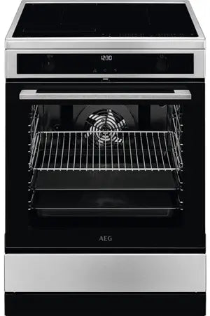 Cuisinière induction AEG CIS6679APM Steam Bake Inox