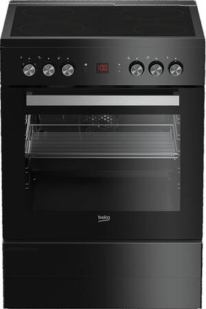 Cuisinière Vitrocéramique Beko Fsm6730sbcs Vapeur