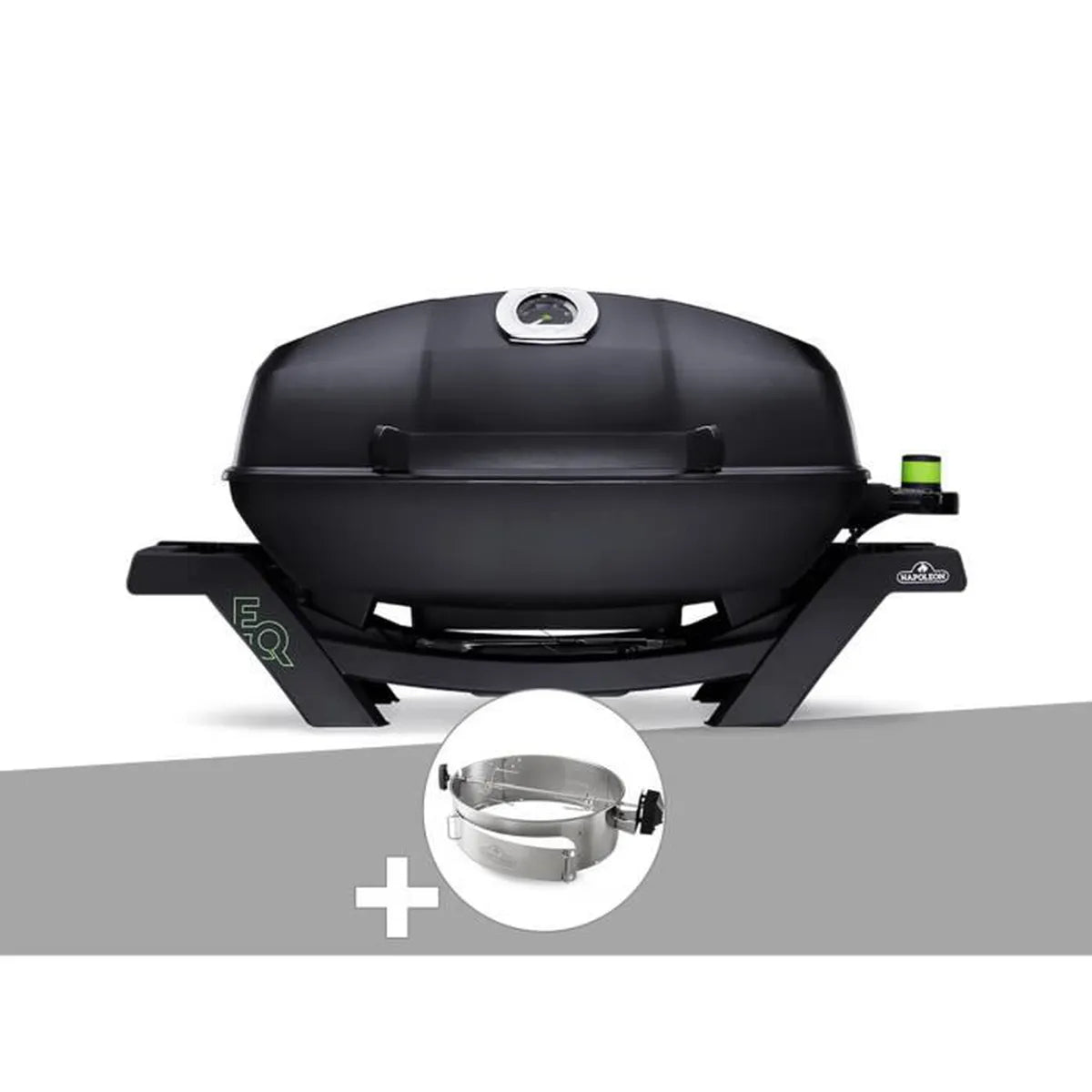 Barbecue Electrique Napoléon Travel Q Pro285e + Rôtissoire 74 X 47 X 38 Cm Noir