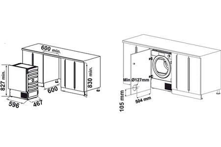 Sèche-linge CANDY CBTD 7A1TE-S