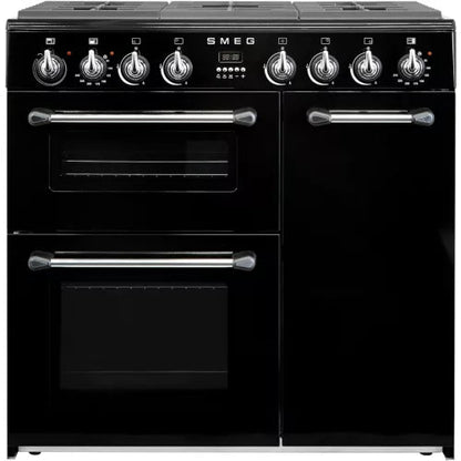 Piano de cuisson mixte SMEG BU93BL Noir