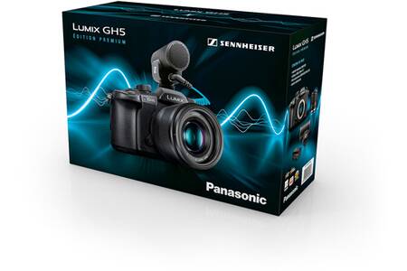 Appareil Photo Hybride Panasonic Pack Lumix Gh5 Noir + G 25mm F/1,7 + Micro Sennheiser Mke 200