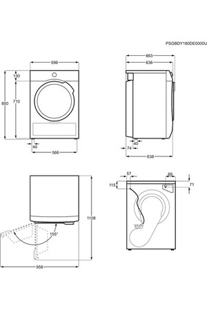 Sèche-linge AEG T8DBD844F