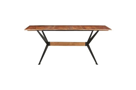 GENERIQUE Table de salle à manger - style propre et simple - 180x90x76 cm bois de manguier massif