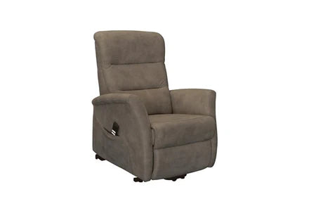 Fauteuil relax releveur brun - henri - l 77 x l 80 x h 99 - neuf