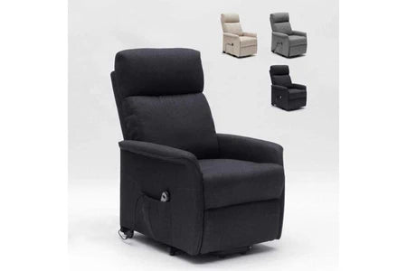 Fauteuil relax électrique inclinable avec releveur et roulettes pour personnes âgées giorgia