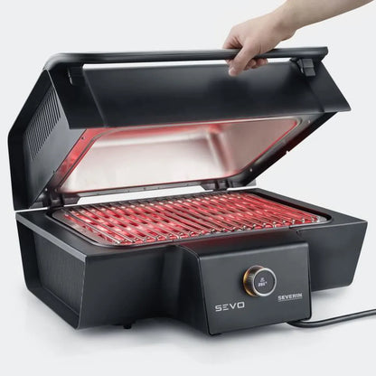 Severin Barbecue De Table Sevo Gt, 3 000W, 0° A 500°C En 10 Min