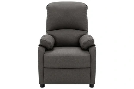 Fauteuil de massage électrique inclinable - gris foncé tissu 71 x 95 x 102 cm