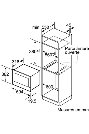 Micro-Ondes Bosch Bfl634gb1