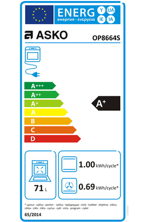 Four ASKO OP8664A