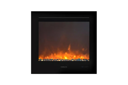 Cheminée Électrique Xaralyn Cadiz Trivero70 Avec Insert À Effet De Flamme Led 800W, Blanc