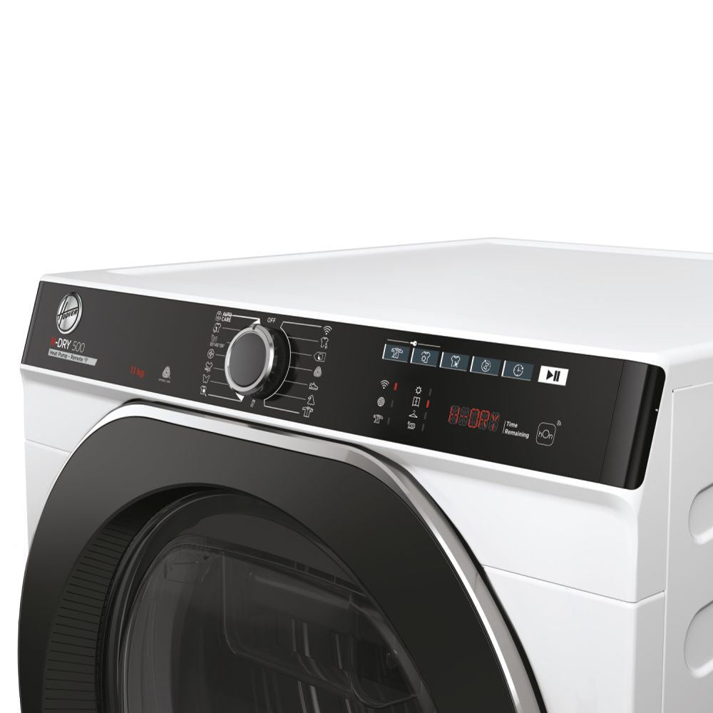 Seche-Linge Pompe A Chaleur Hoover Ndpeh11A2Tcbexss H-Dry 500 - 11 Kg - Moteur Standard - Classe A++ - Connecte - Blanc