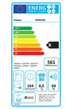 Sèche-linge PROLINE PROCD81