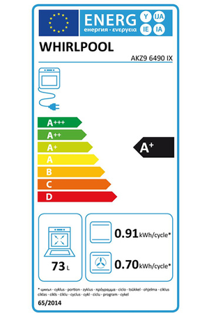 Four WHIRLPOOL AKZ96490IX