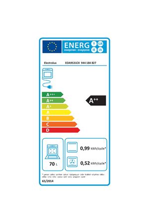 Four ELECTROLUX EOA9S31CX