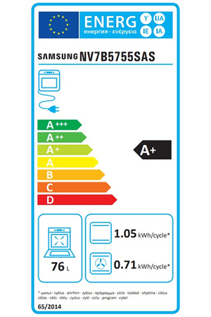 Four SAMSUNG NV7B5755SAK - FOUR DUAL COOK FLEX - MULTIFONCTIONS