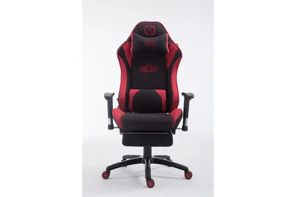 Fauteuil de bureau/gaming shift v2 en tissu , noir / rouge/avec repose-pieds