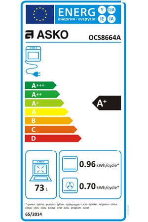 Four ASKO OCS8664A