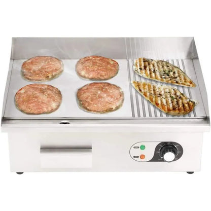 Barbecue Grill De Table Plancha Electrique Acier Inoxydable 3000 W 54 X 41 X 24 Cm264