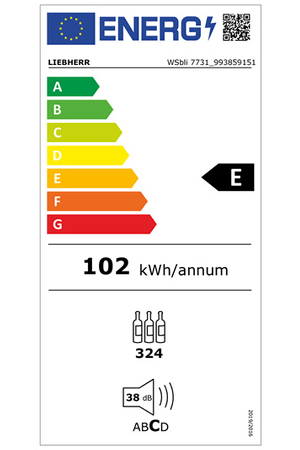 Cave de vieillissement LIEBHERR WSBLI7731-20