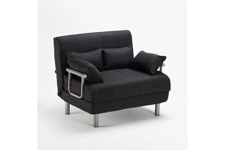 Fauteuil clic-clac lit convertible en tissu deborah twin