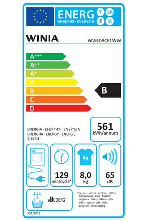 Sèche-Linge Winia Wvr-08cf1ww