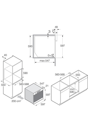 Four ASKO OP8664A