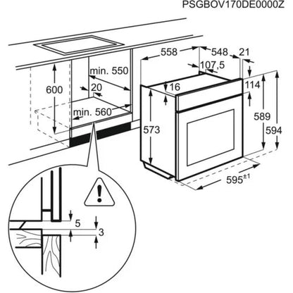 Four encastrable ELECTROLUX EOF7P00Z