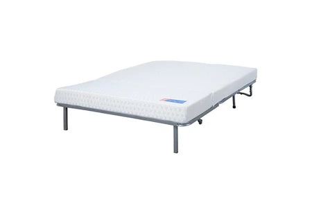 RELAXIMA Banquette bz 140 orlando pearl marine - matelas dunlopillo