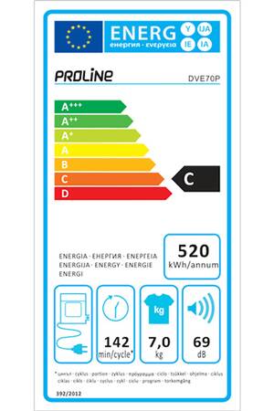 Sèche-Linge Proline Dve70p