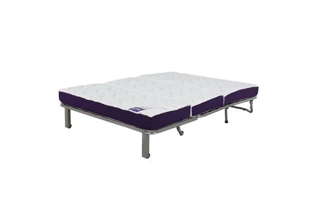 Banquette slyde 140 los angeles coton noir - matelas dunlopillo