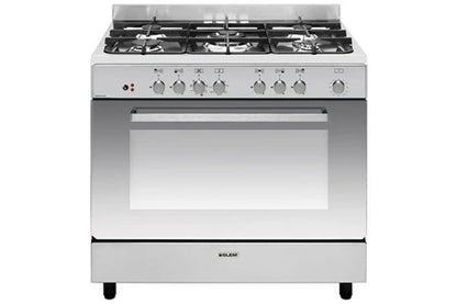 Gaziniere GLEM PIANO DE CUISSON 104L 5 FEUX INOX GLEM - GE960CVIX2