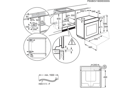 Four ELECTROLUX INTUIT EOE8P11X