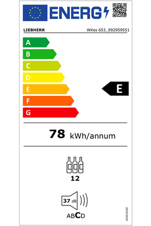 Cave de vieillissement LIEBHERR WKES653-22