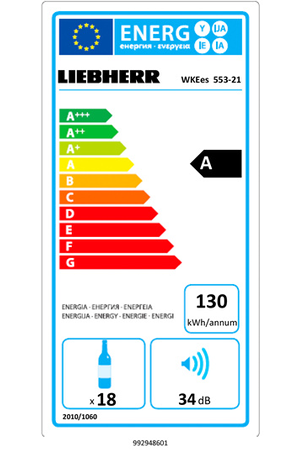 Cave de vieillissement LIEBHERR WKEES553-21