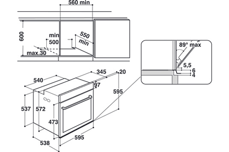 Four WHIRLPOOL AKZ96490IX