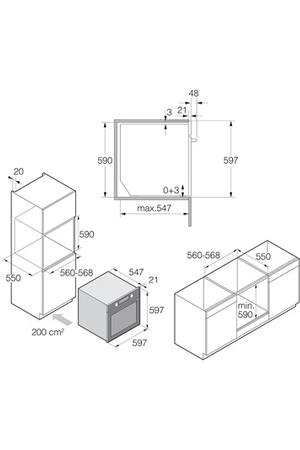 Four ASKO OCS8664A