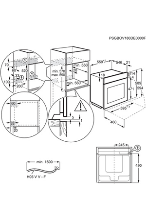 Four ELECTROLUX EOA9S31CX