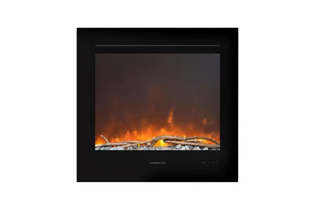 Cheminée Électrique Xaralyn Cadiz Trivero70 Avec Insert À Effet De Flamme Led 800W, Blanc